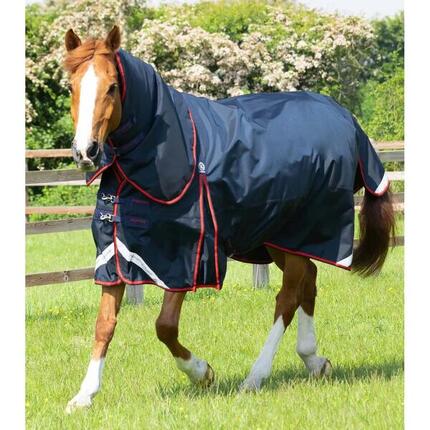 Couverture d'extérieur imperméable pour cheval avec couvre-cou Premier Equine Bu