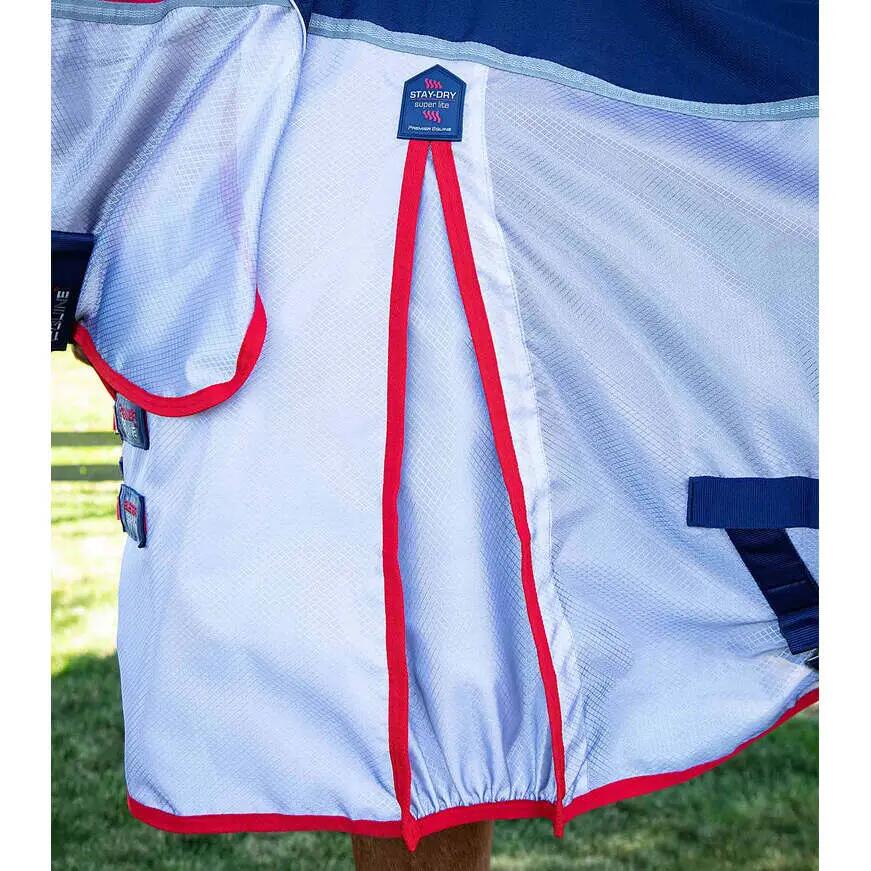 Couverture anti-mouches pour cheval avec sursangles Premier Equine Buster Stay-D 4/6