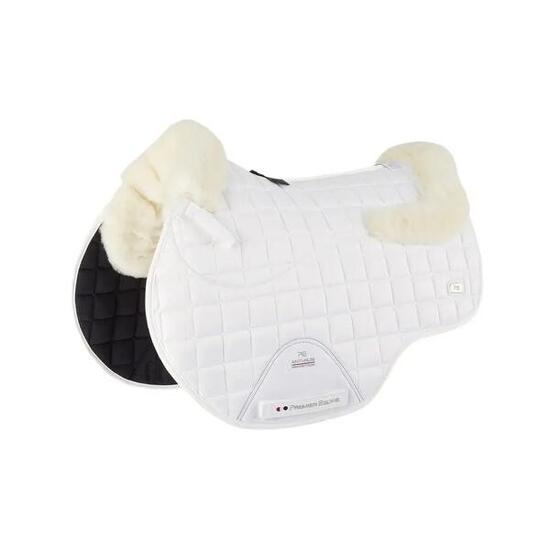 Tapis de selle pour cheval satin et laine Premier Equine Atlantis CC