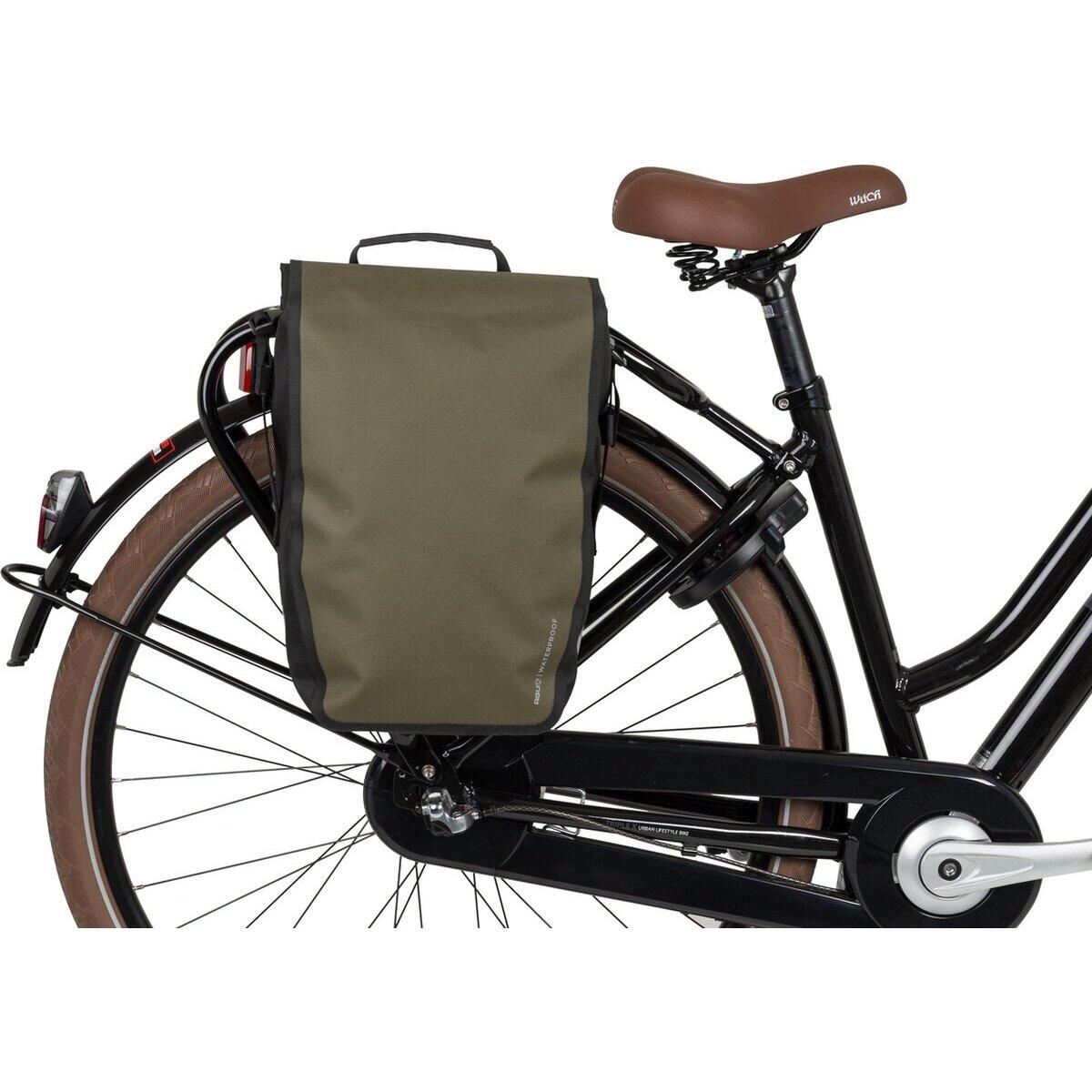 Shelter clean single bike bag medium green 2/7