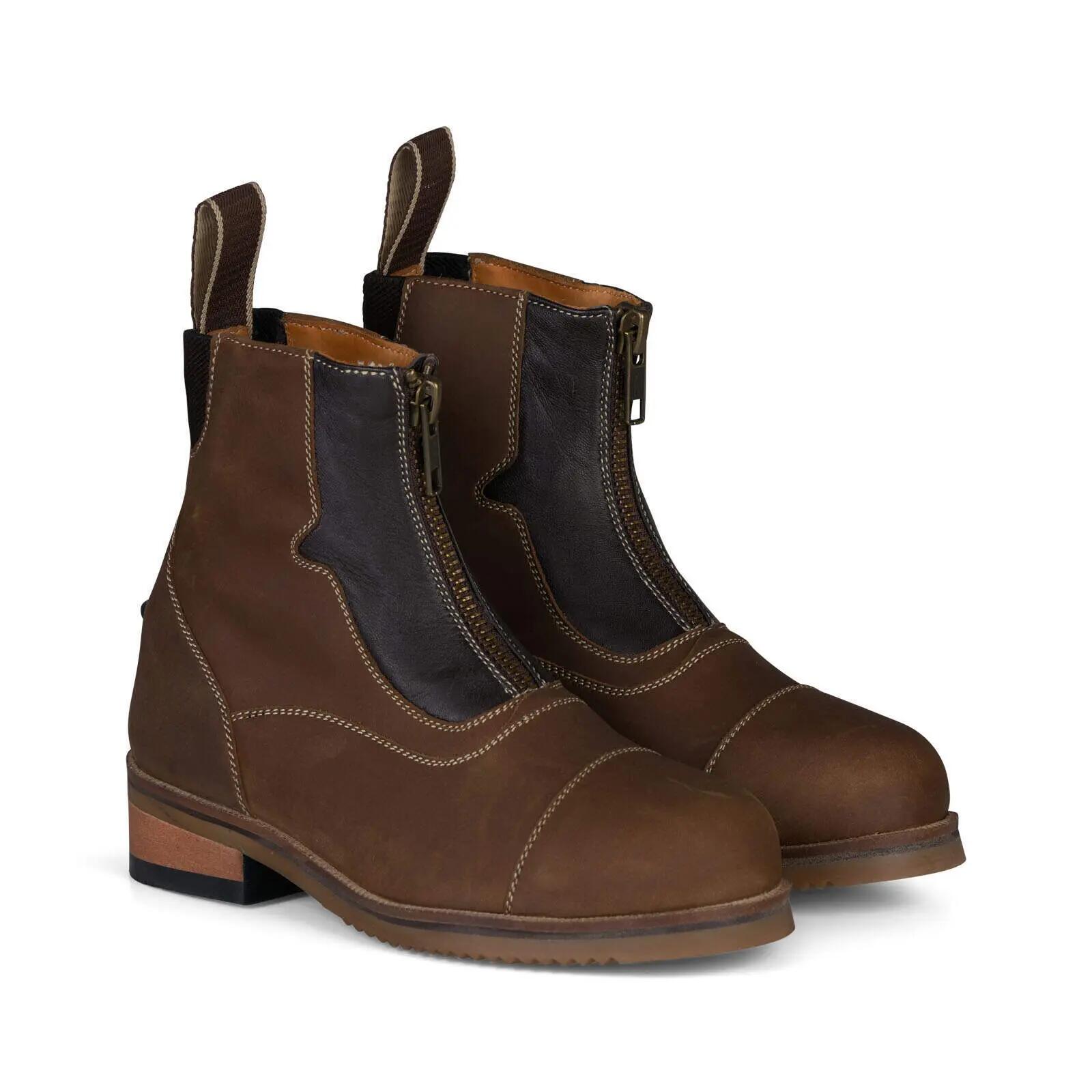 Bottines d'équitation avec fermeture à glissière devant enfant Horze Jodhpur Sev 2/5