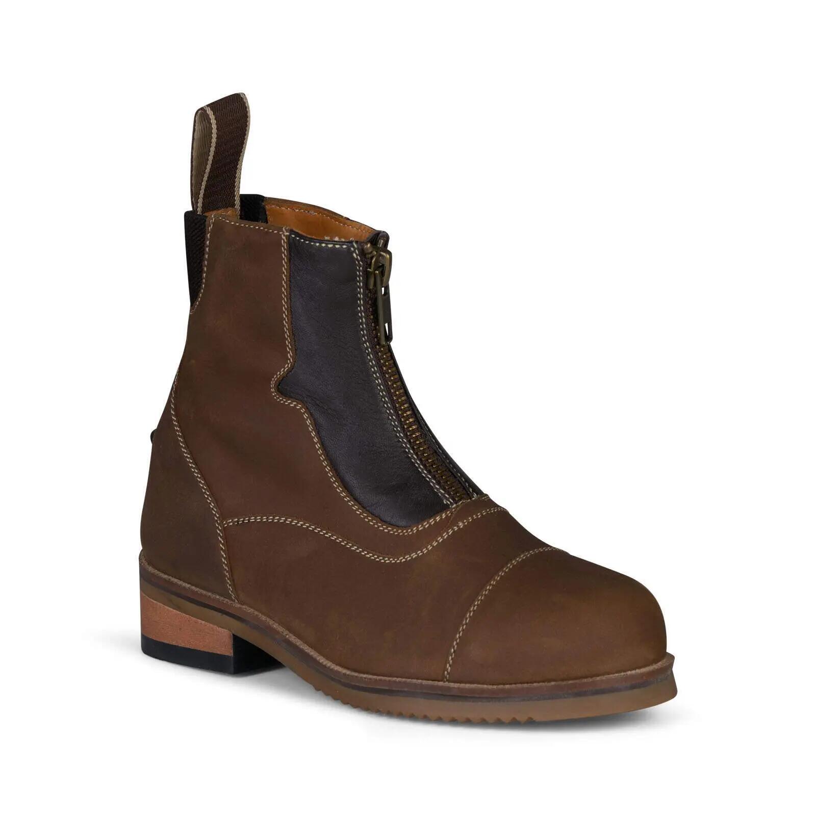 Bottines d'équitation avec fermeture à glissière devant enfant Horze Jodhpur Sev