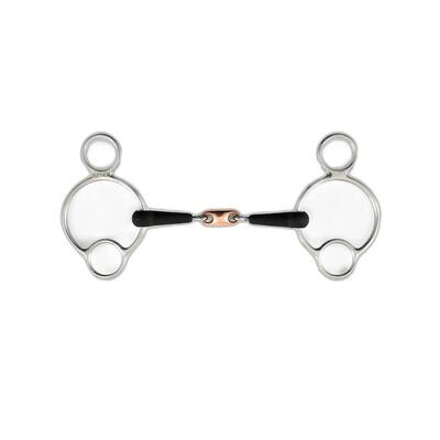 3 ring bit voor rubberen paarden premier equine