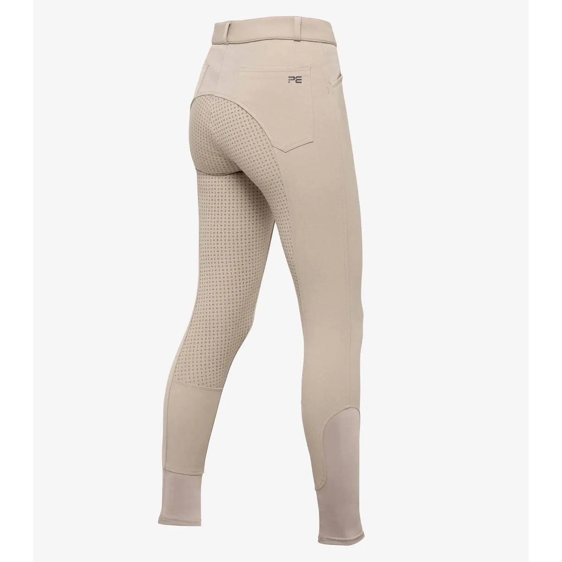 Pantalon équitation full grip fille Premier Equine Brava 2/5