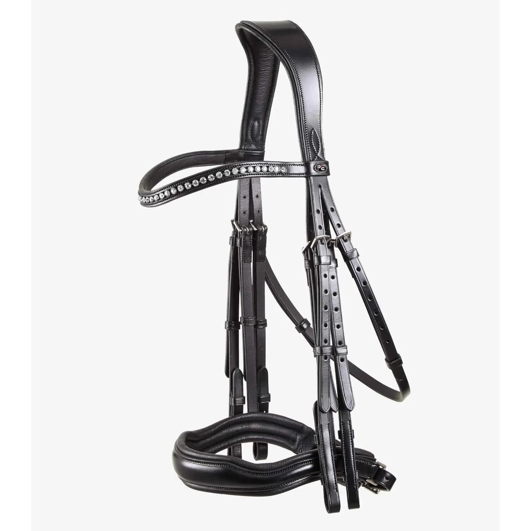 Doppia briglia anatomica Premier Equine Abriano 1/4