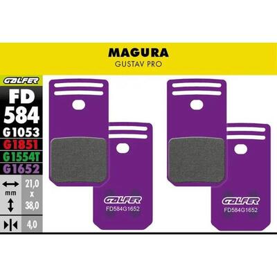 Pastiglie dei freni Galfer Magura Gustav