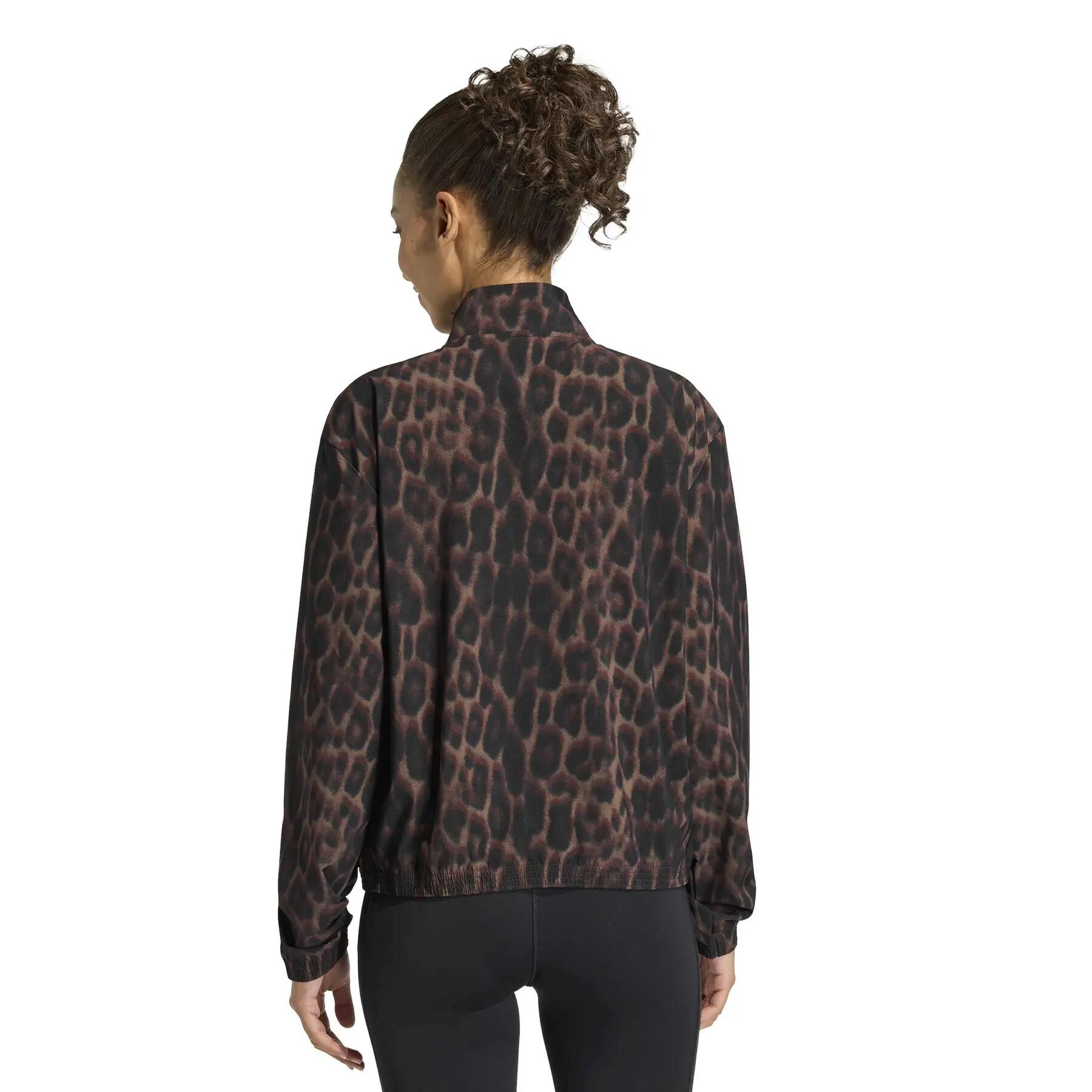 Felpa da donna adidas Essentials Leopard 4/6