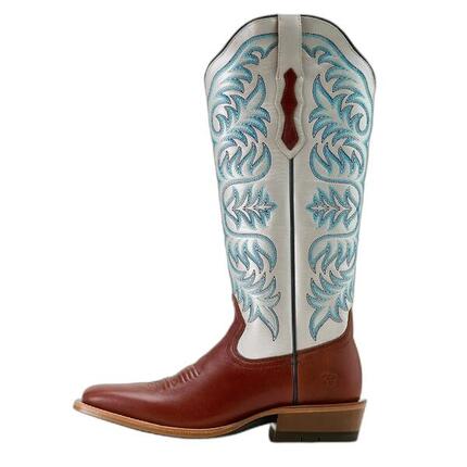 Westernstiefel aus Leder Damen Ariat Futurity Blanche