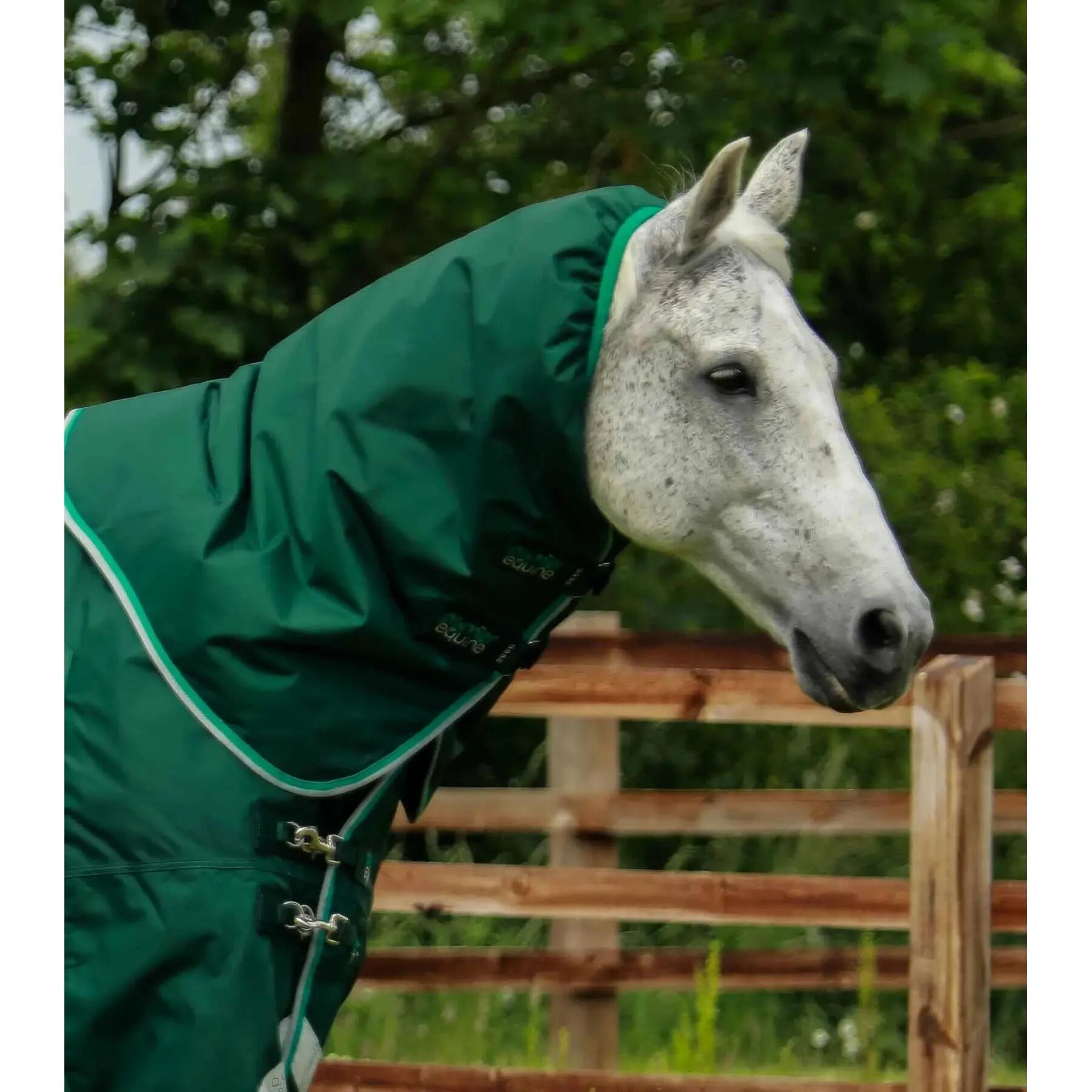 Protetor de pescoço para cavalos impermeável para cavalos com capa de pescoço Pr 2/5