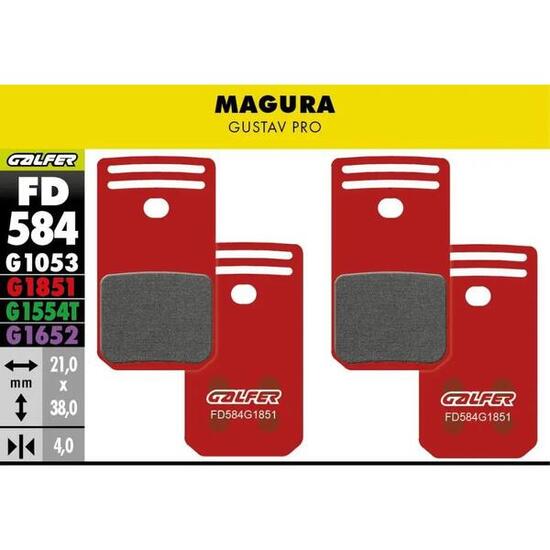 Bremsbelag Galfer Magura Gustav