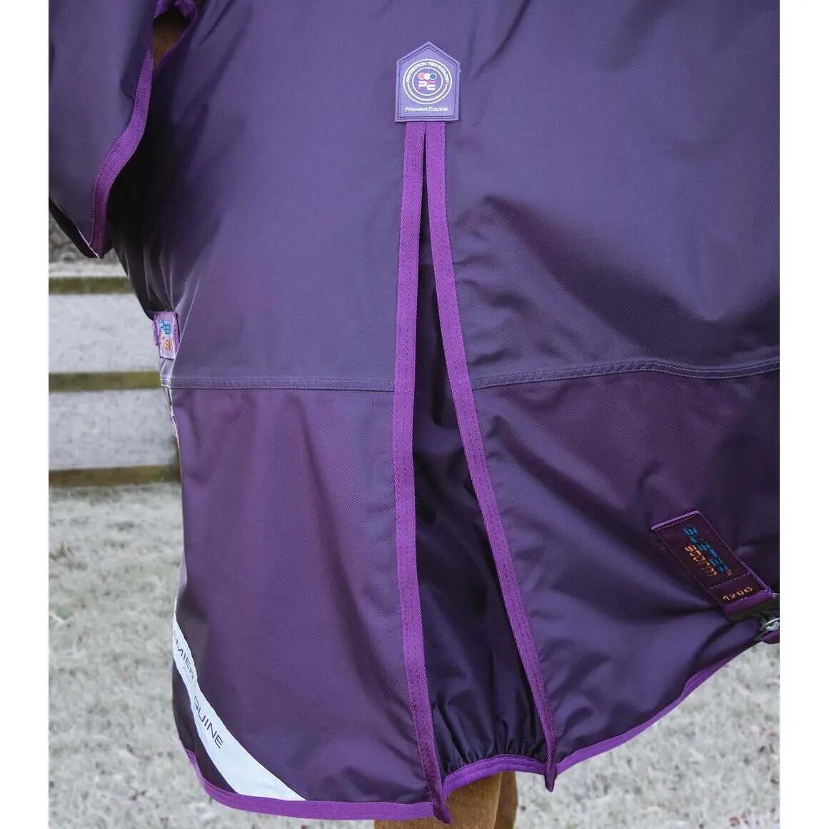 Coperta impermeabile per cavalli con copricollo Premier Equine Buster Storm Clas 4/5