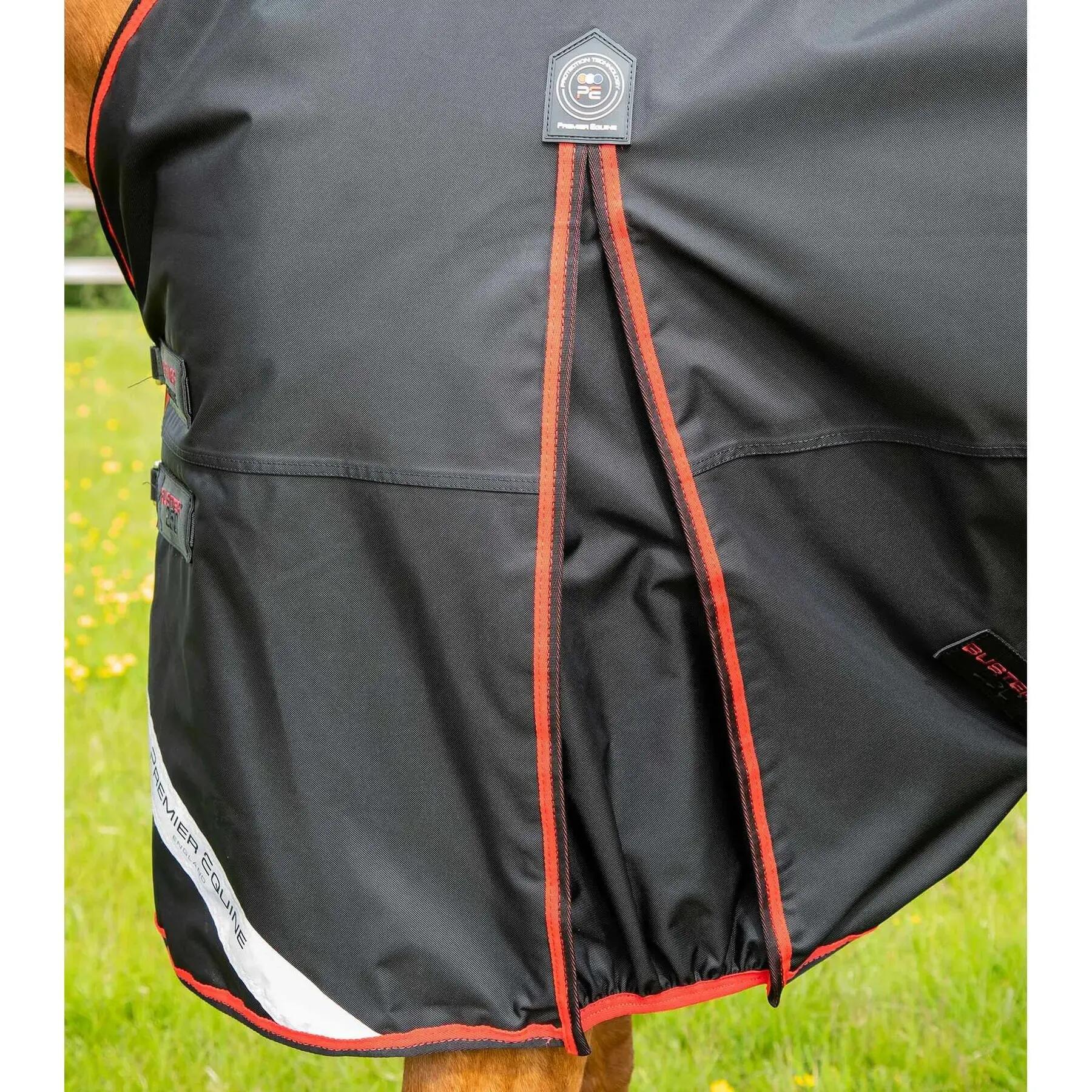 Waterdichte paardendeken met halsbedekking Premier Equine Buster 250 g 5/5
