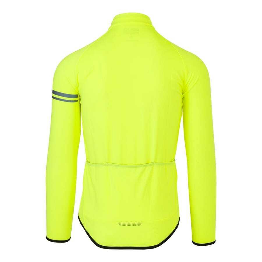 Maillot ciclismo manga larga hombre Essential cortavientos cuello polar 2/7