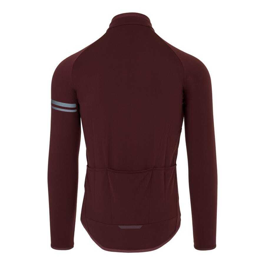 Herren Radtrikot Langarm Essential winddicht mit Taschen 2/7