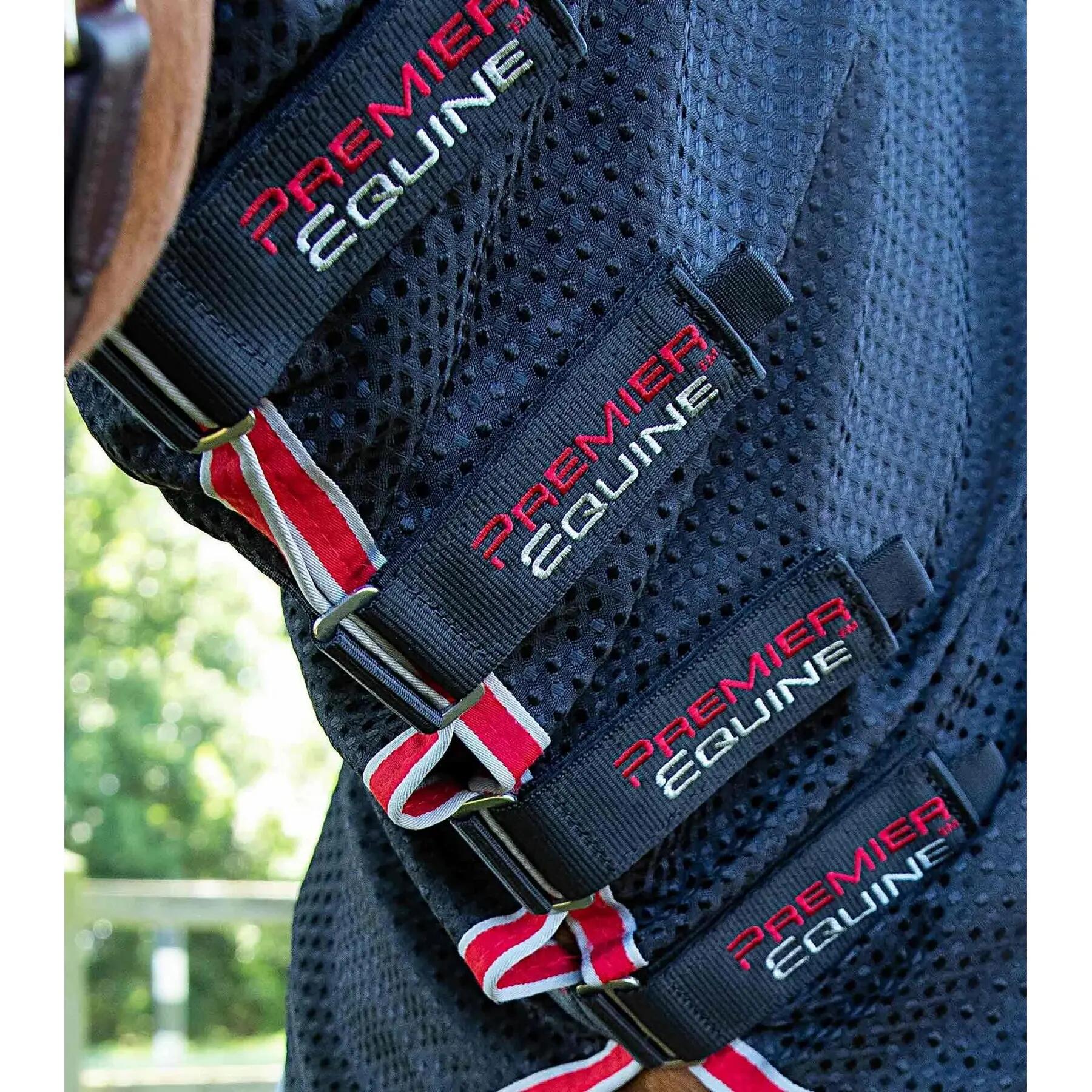 Coperta asciugante per cavalli con copricollo Premier Equine 2/3