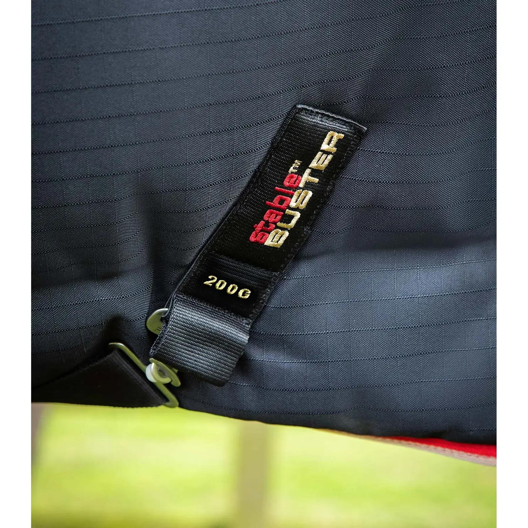 Coperta da scuderia per cavalli con copricollo Premier Equine Stable Buster 200g 5/6
