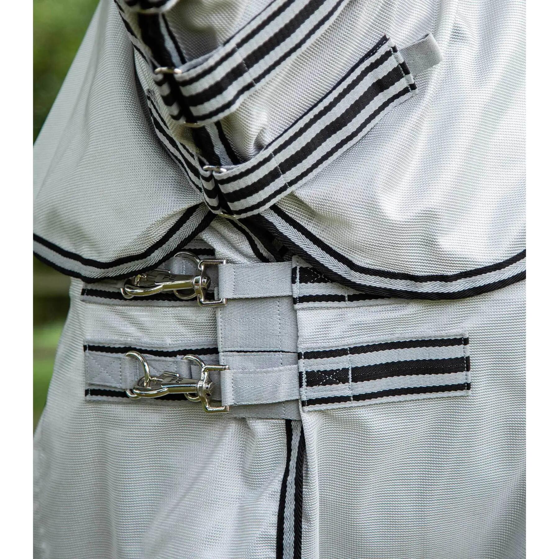 Couverture anti-mouches avec couvre-cou pour cheval Premier Equine Fly Lite 5/6