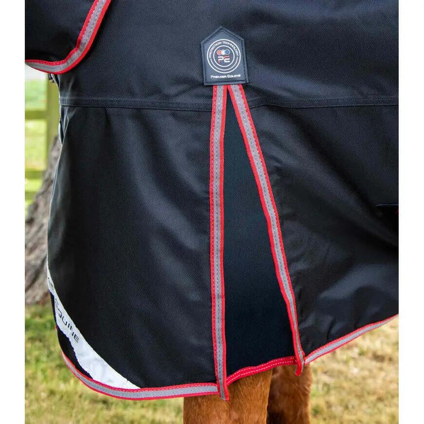 Couverture d'extérieur pour cheval avec couvre cou Premier Equine Titan 100 g 4/6