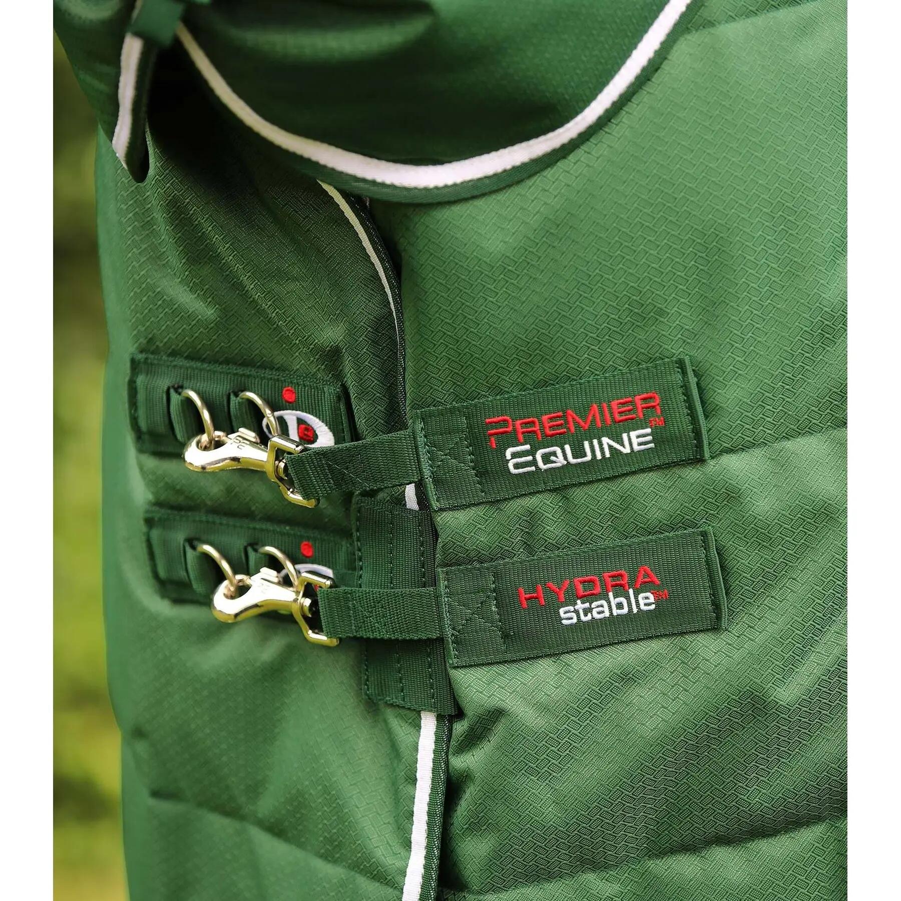 Couverture d'écurie pour cheval avec couvre cou Premier Equine Hydra 200g 2/6