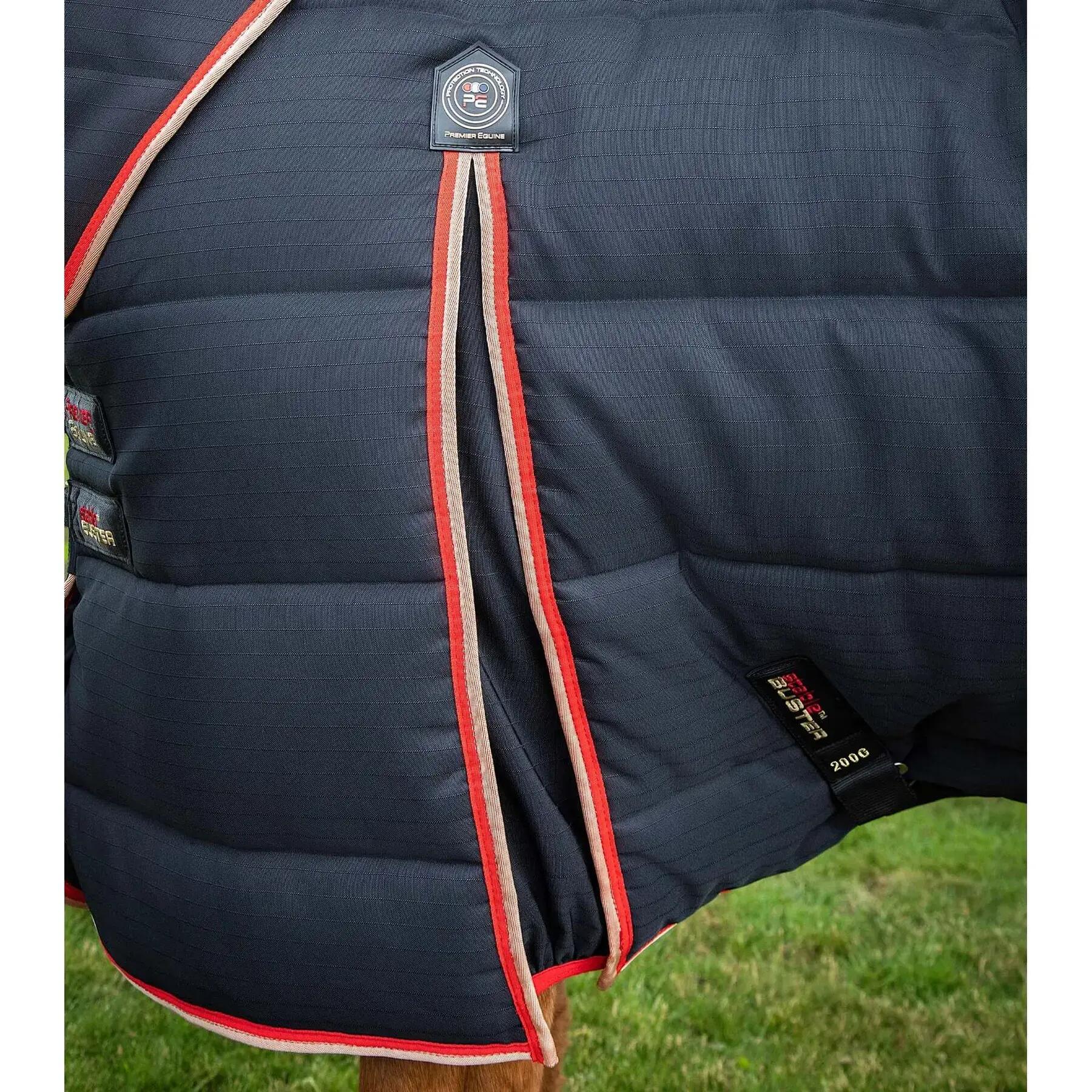 Couverture d'écurie pour cheval avec couvre cou Premier Equine Stable Buster 200 4/6