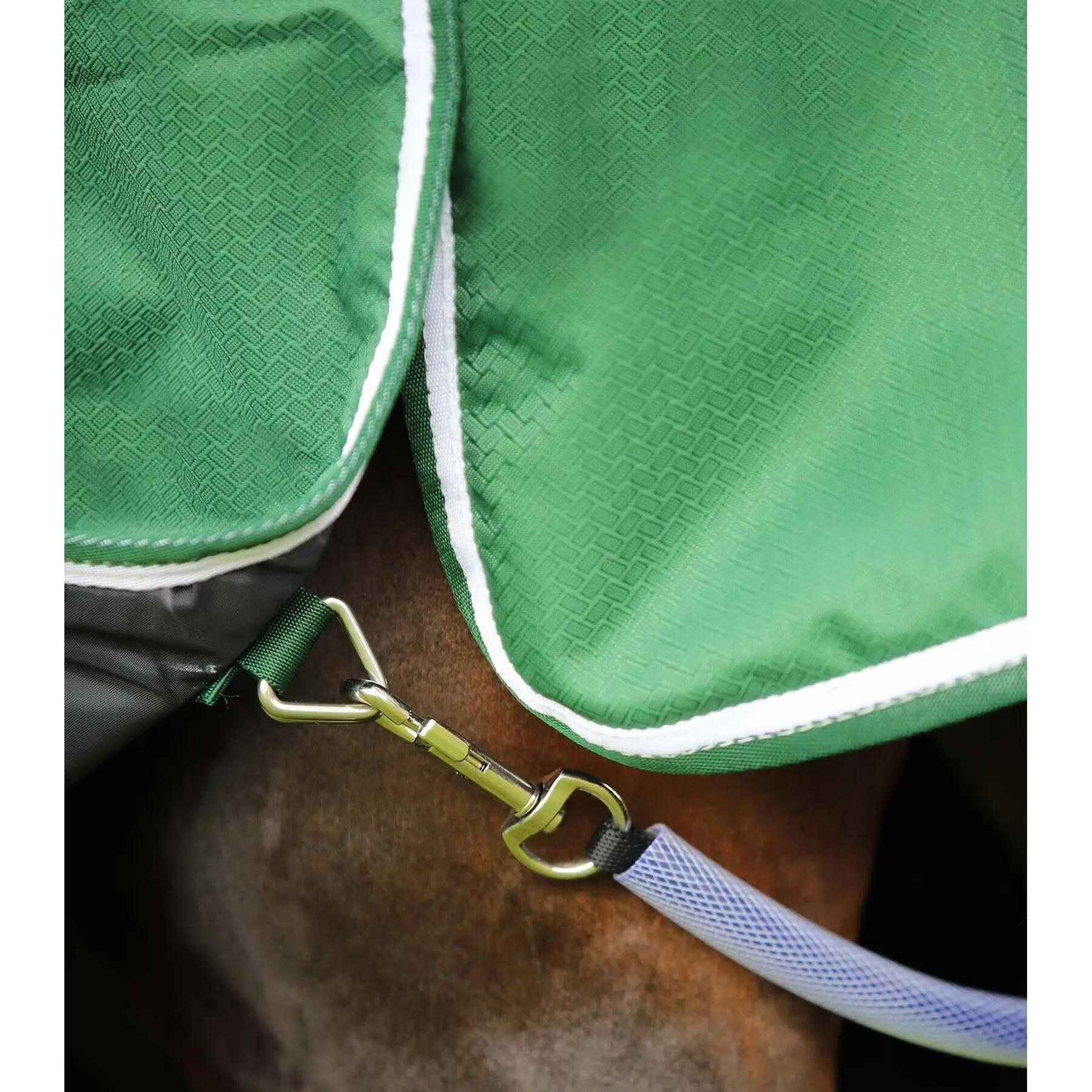 Couverture d'écurie pour cheval avec couvre cou Premier Equine Hydra 200g 5/6