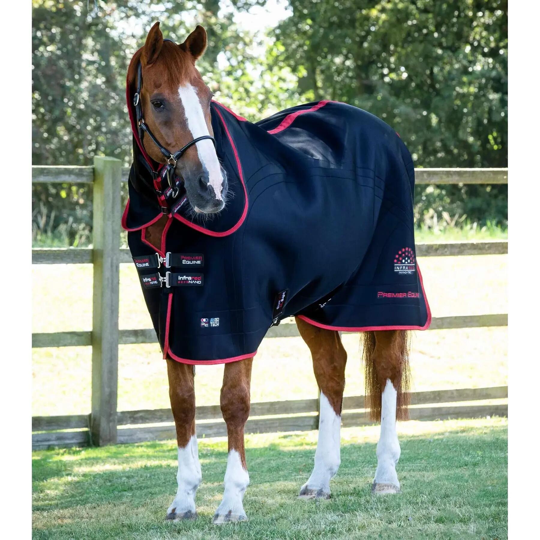 Waterdichte Paardendeken Met Halsbedekking Premier Equine Buster Storm Classic 2