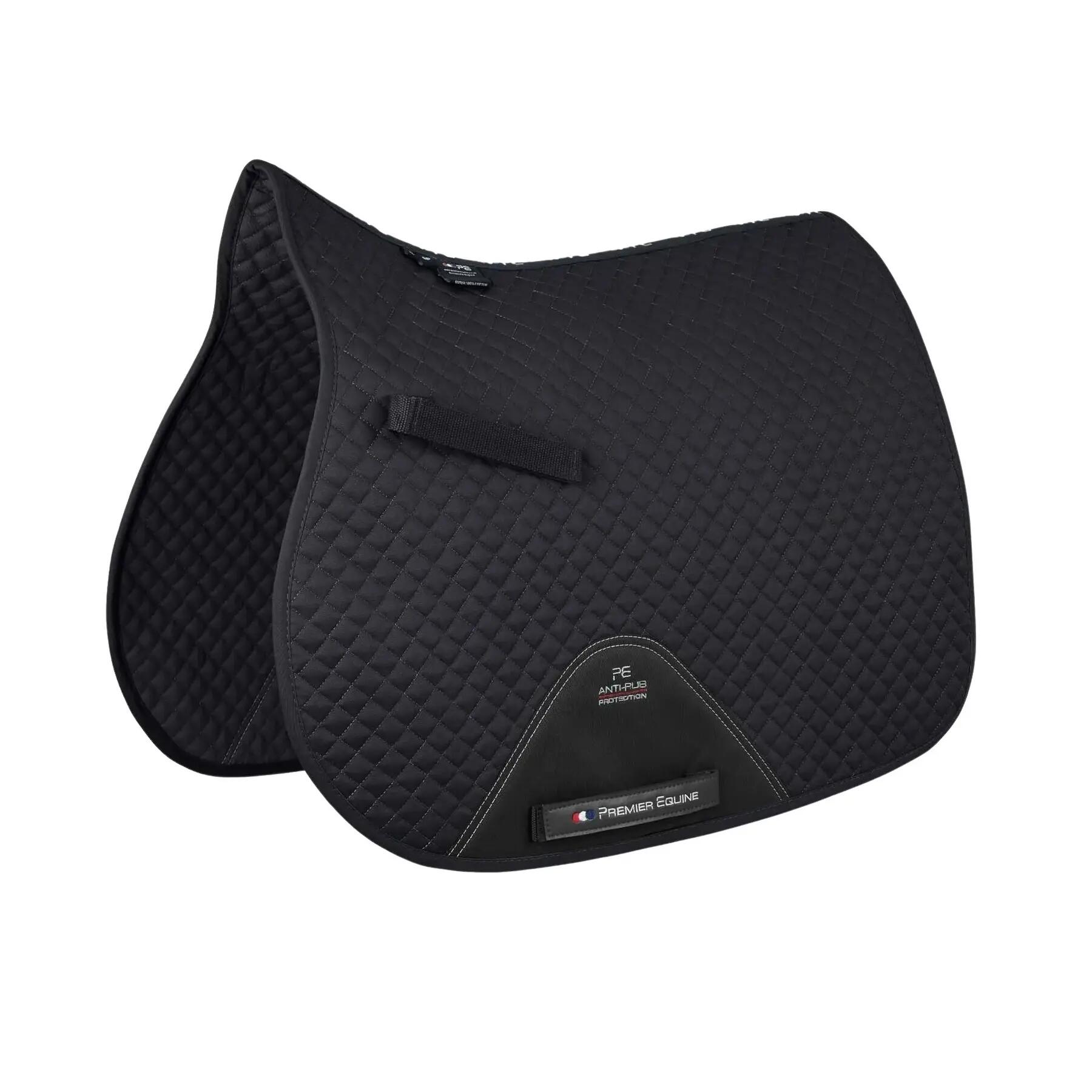 Tapis de selle pour cheval coton uni Premier Equine Pony 1/4