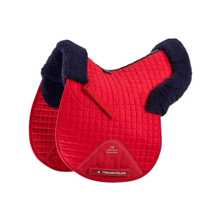 Geïntegreerd synthetisch schapenvacht zadeldek Premier Equine GP/Jump Numnah 1/5