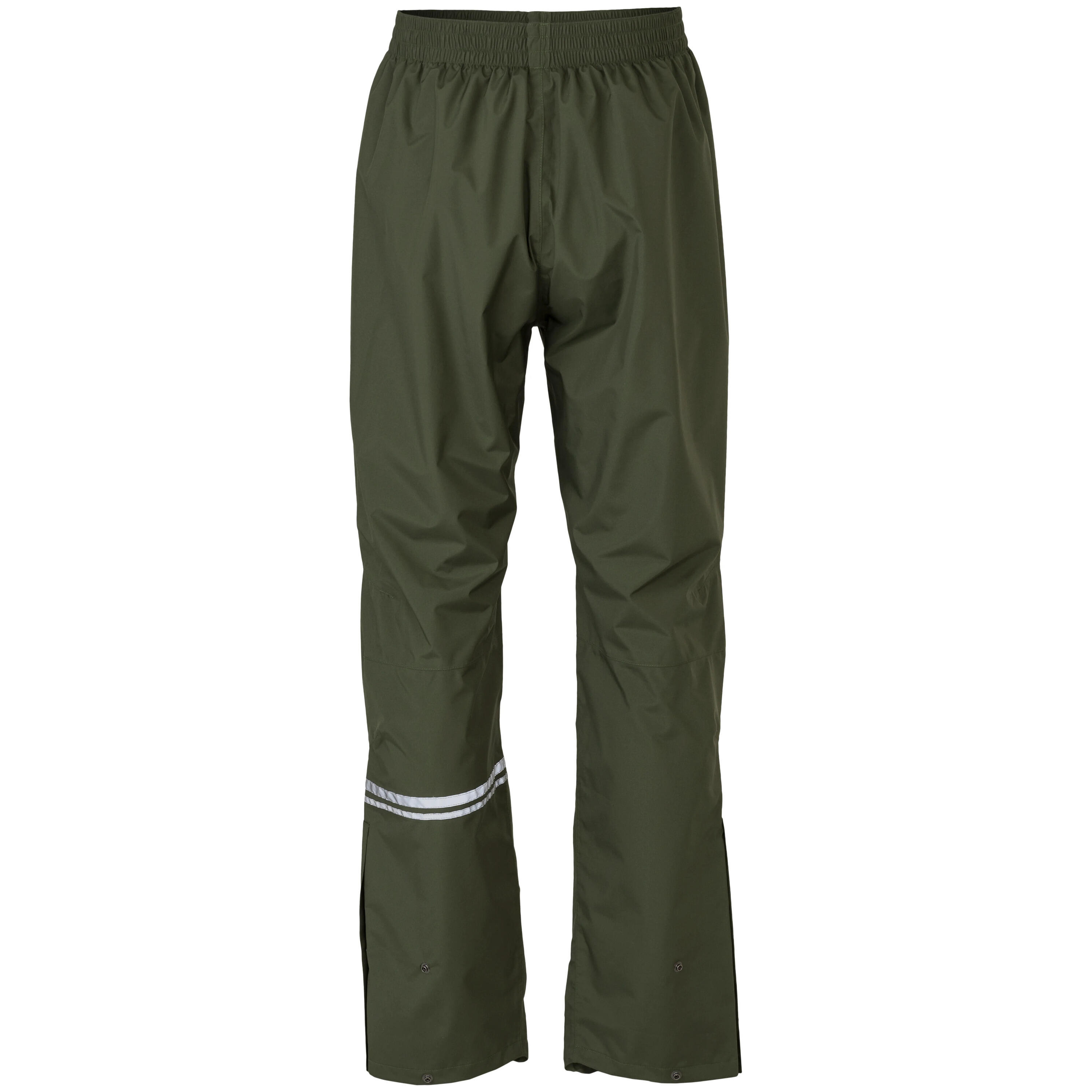 Pantalon de pluie vélo ville Essential imperméable vert 2/7