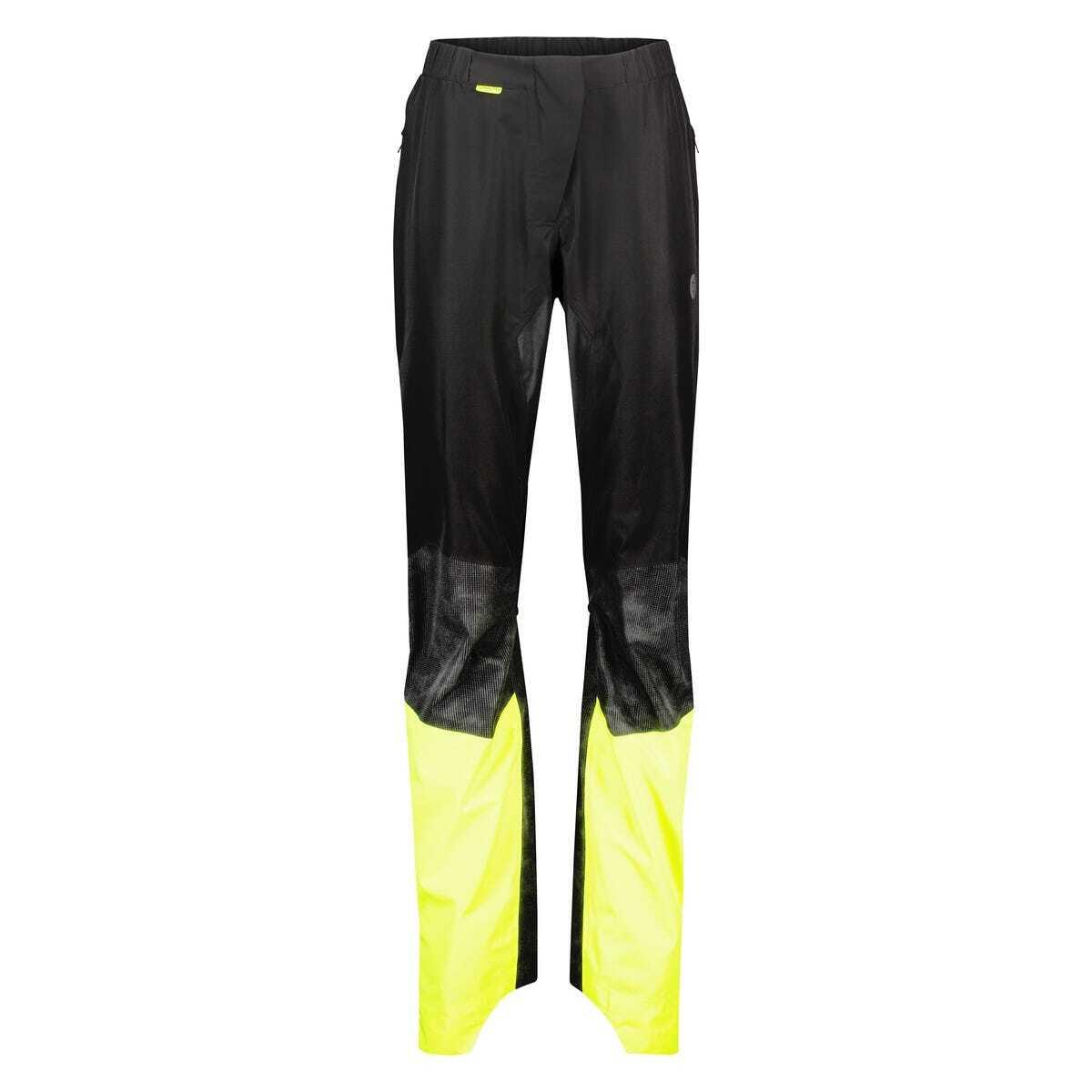 Pantalón de lluvia Mujer Ciclismo Commuter Impermeable Alta Visibilidad Negro 2/7