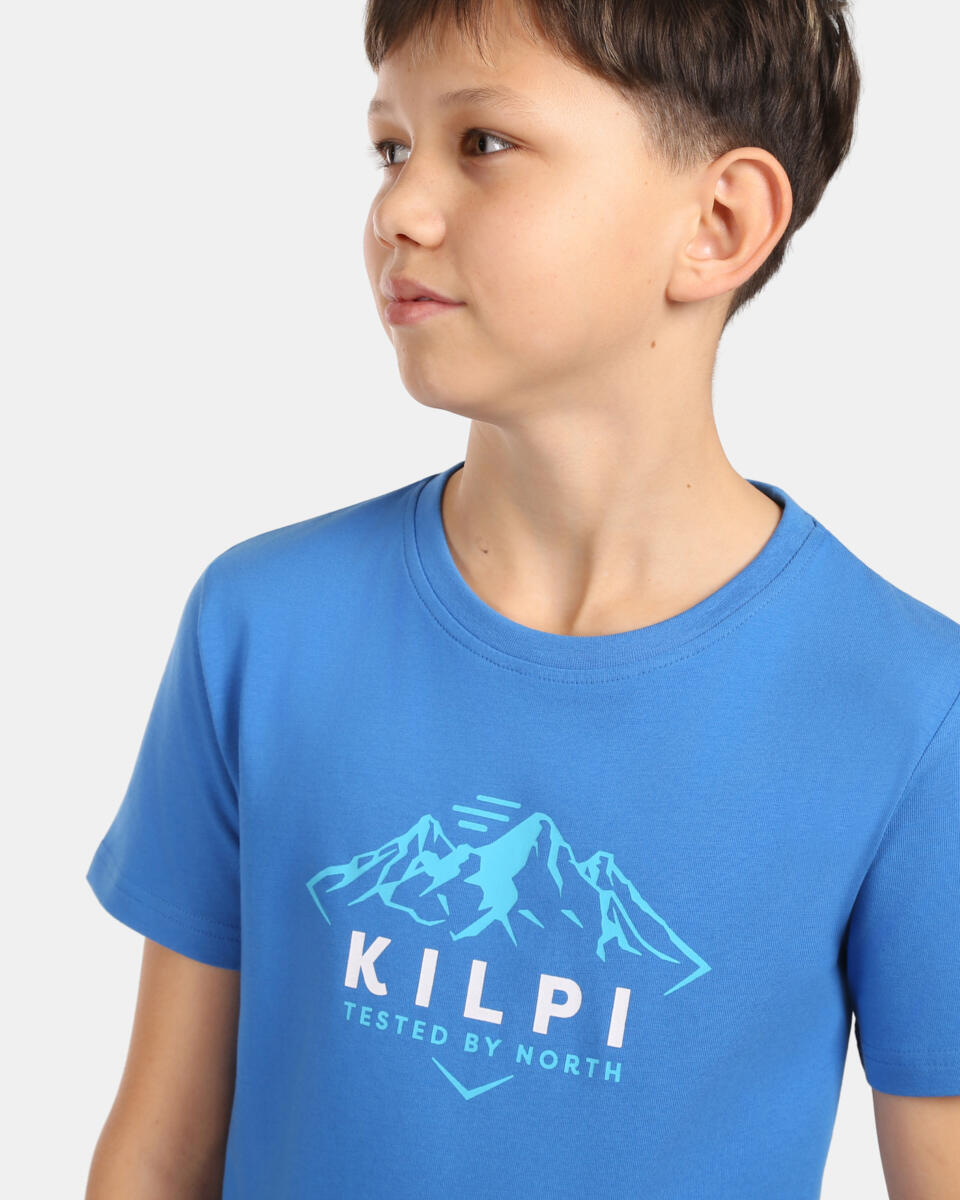 Katoenen T-shirt voor jongens Kilpi ALBION-JB 3/4