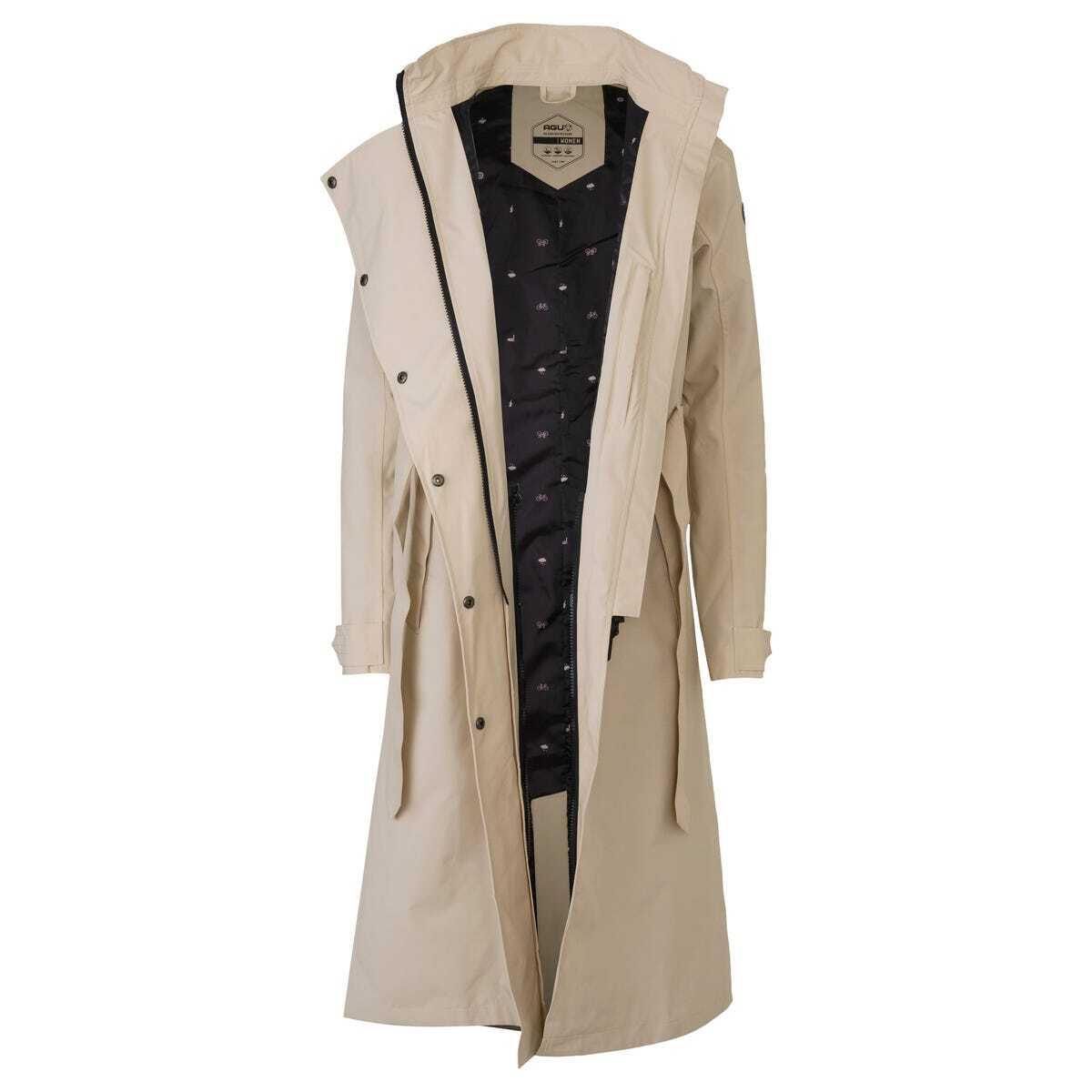 Giacca impermeabile lunga da donna Agu Trench Coat 2/7