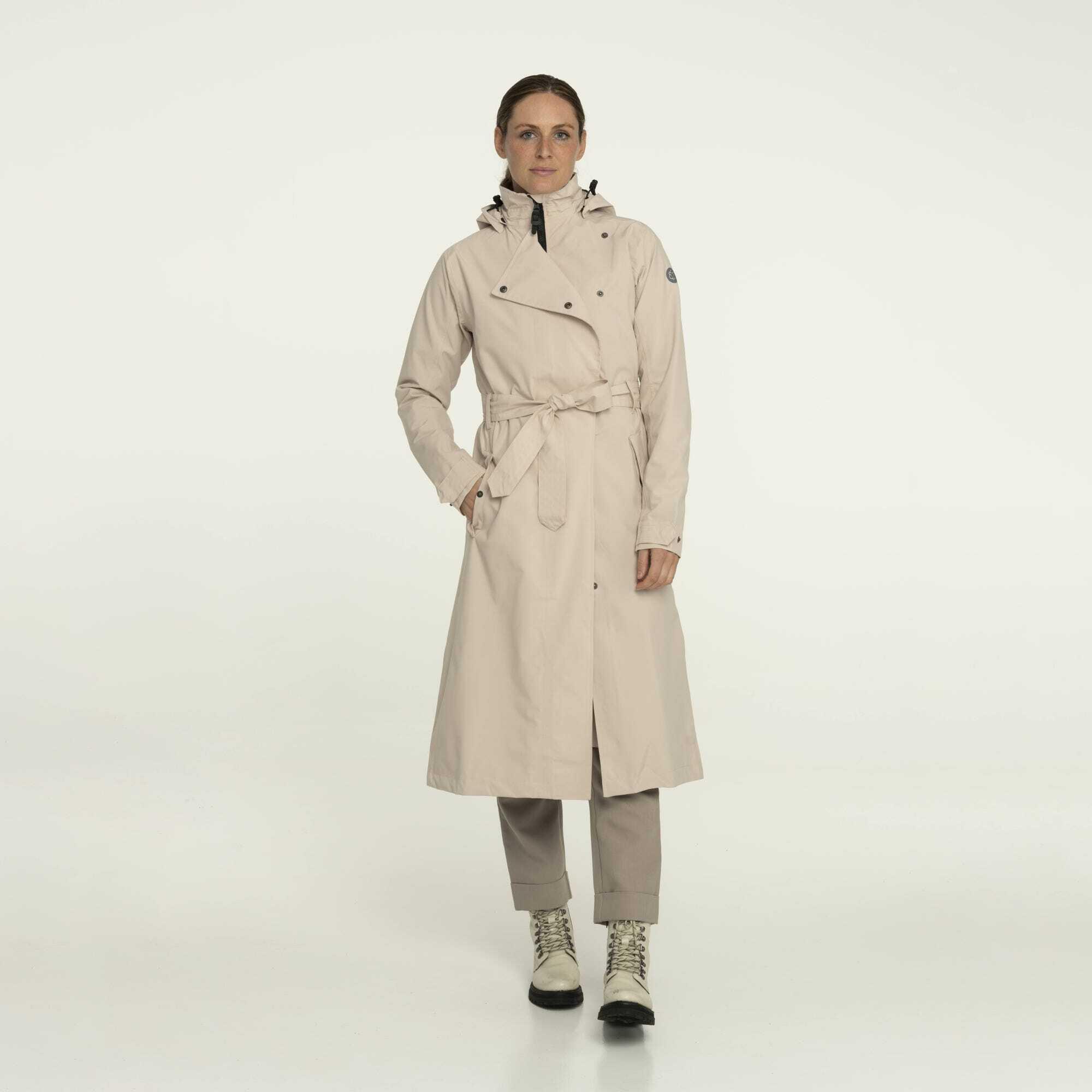 Giacca impermeabile lunga da donna Agu Trench Coat 5/7