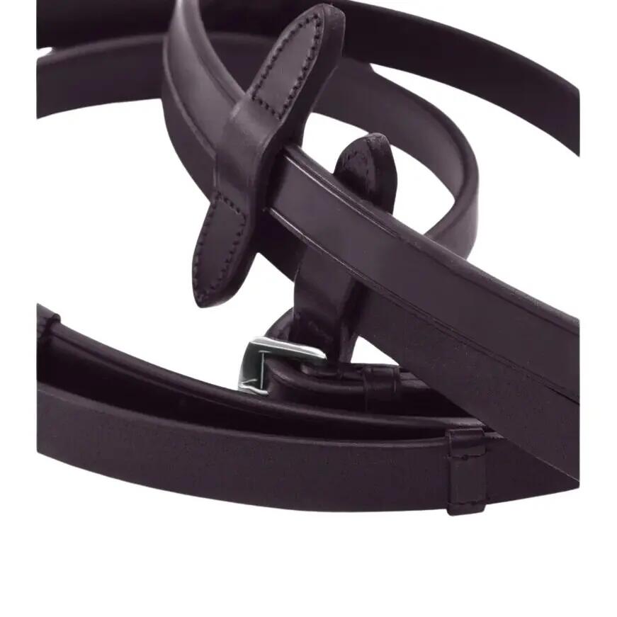 Rênes pour cheval cuir avec grip Premier Equine Matteo 5/5