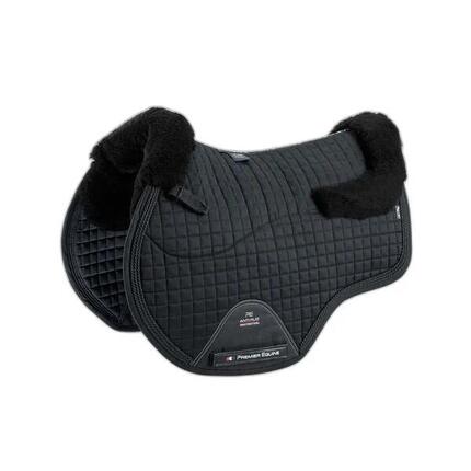 Tapis de selle amortisseur mouton synthétique intégré Premier Equine Pony Merino