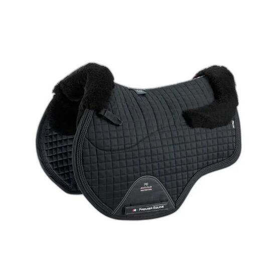 Tapis de selle amortisseur mouton synthétique intégré Premier Equine Pony Merino