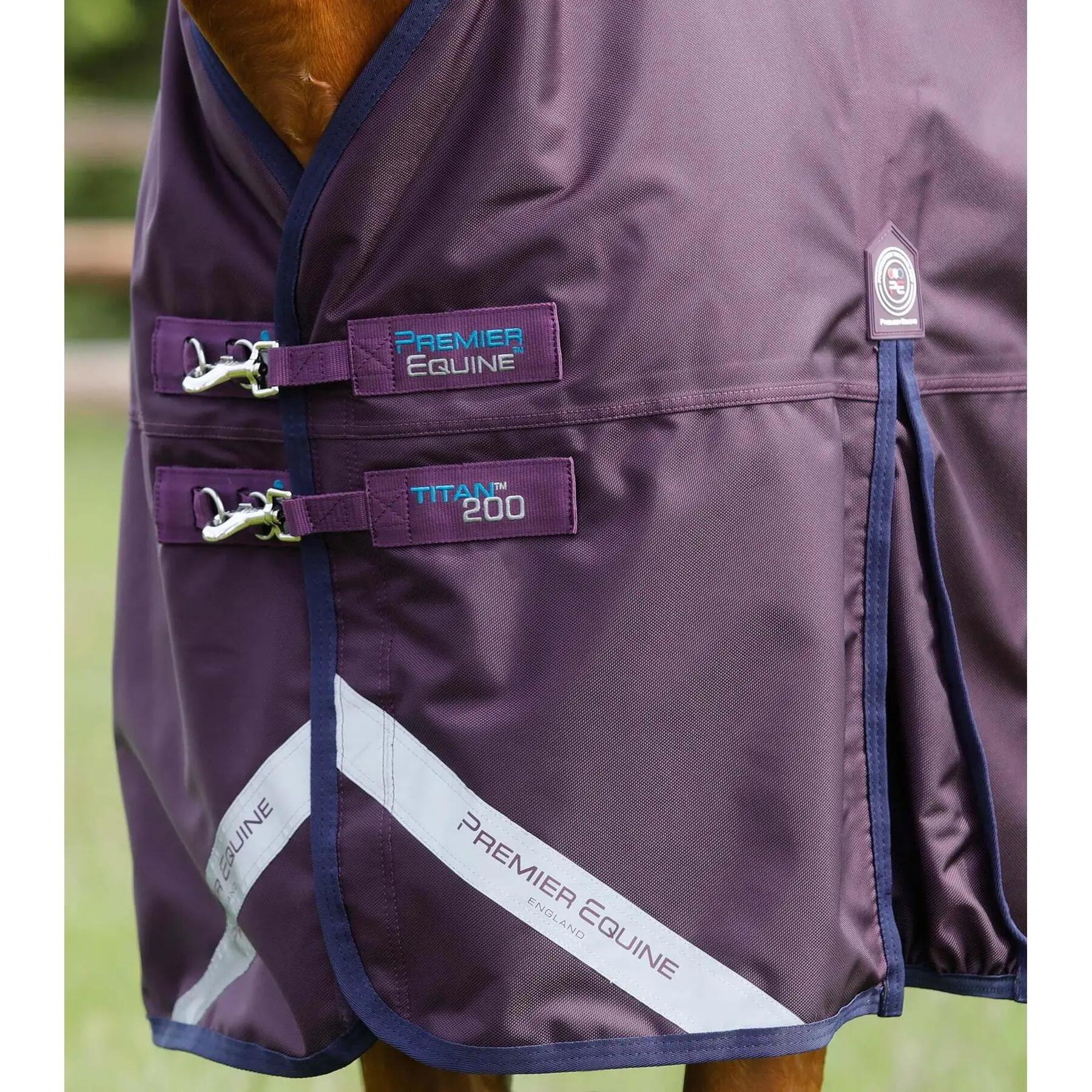 Couverture d'extérieur pour cheval Premier Equine Titan 200 g Original 3/4
