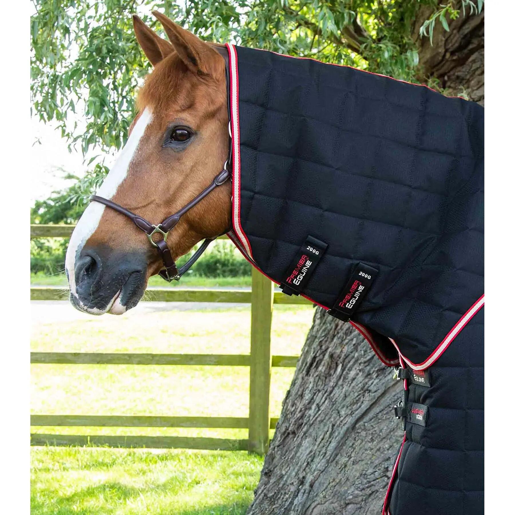 Paardendeken met halsbedekking Premier Equine Lucanta 200g 2/5