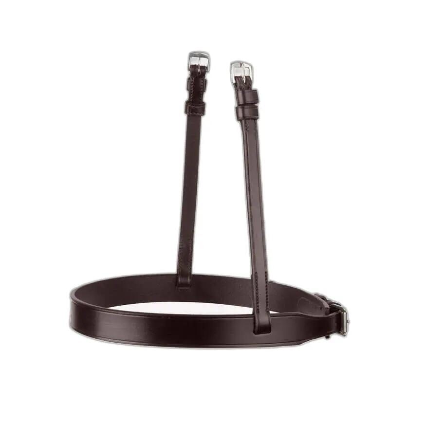 Muserolle cheval cuir Premier Equine Primo Hunter Cavesson 2/4