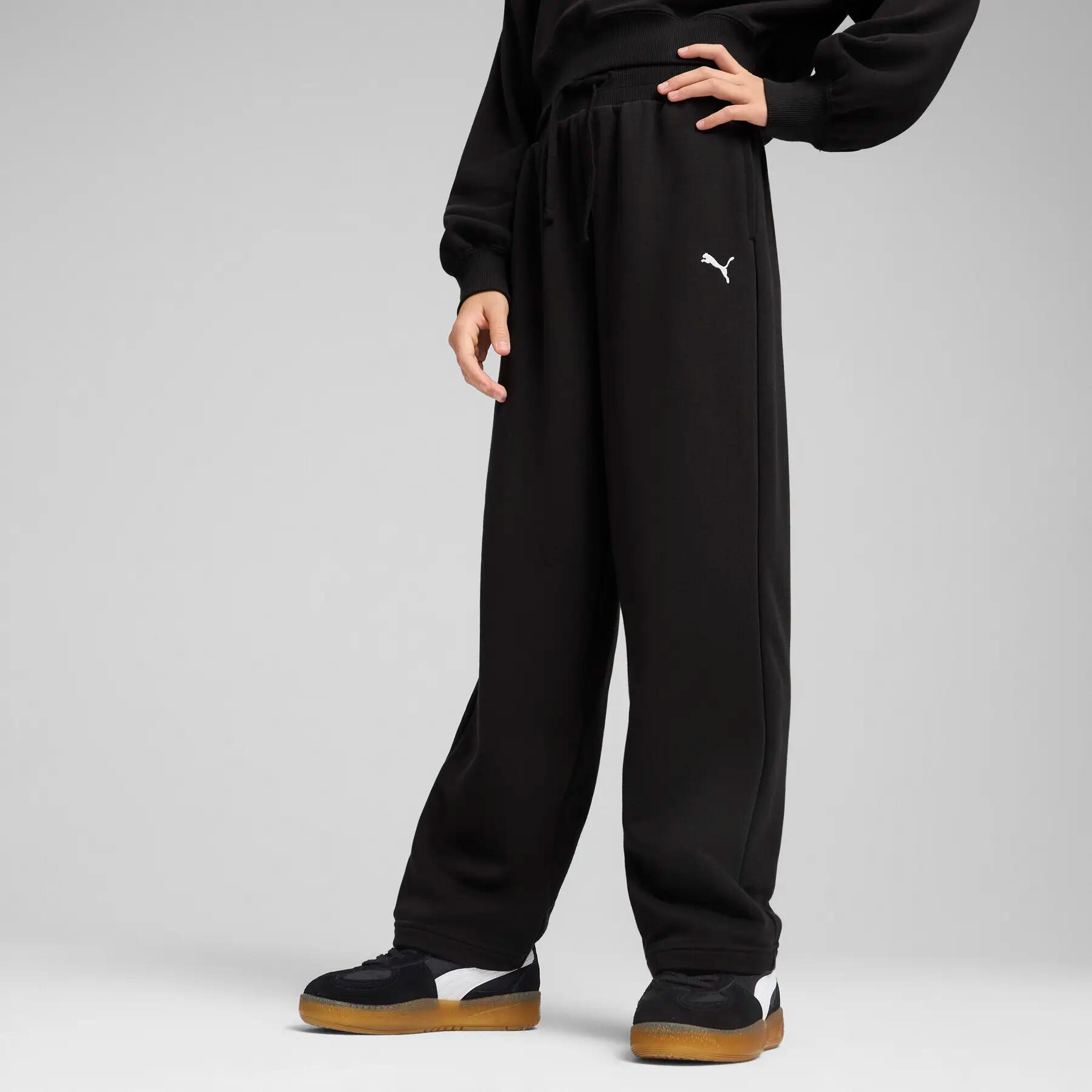 Mädchen Sweatpants mit weitem Bein Puma Essentials Relaxed 3/5