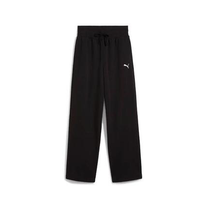 Spodnie dresowe szerokie dla dziewczynki Puma Essentials Relaxed