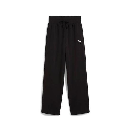 Spodnie dresowe szerokie dla dziewczynki Puma Essentials Relaxed