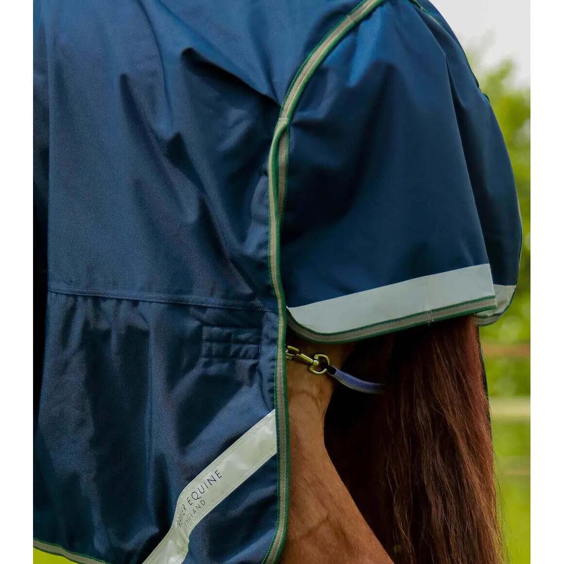 Coperta da esterno per cavalli con copricollo Premier Equine Titan 40 g 6/6