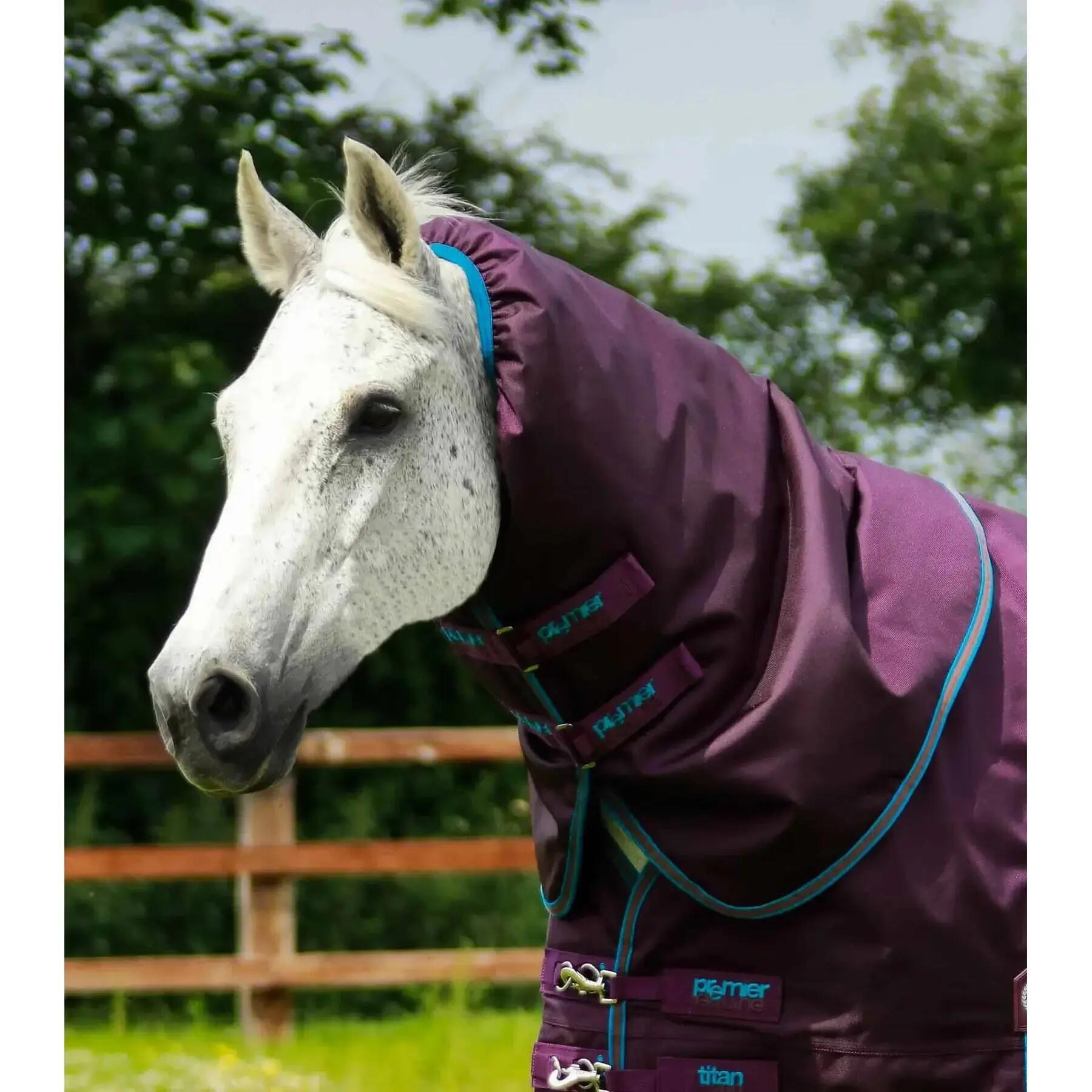 Manta de exterior para caballos con cubrecuello Premier Equine Titan 20 2/4