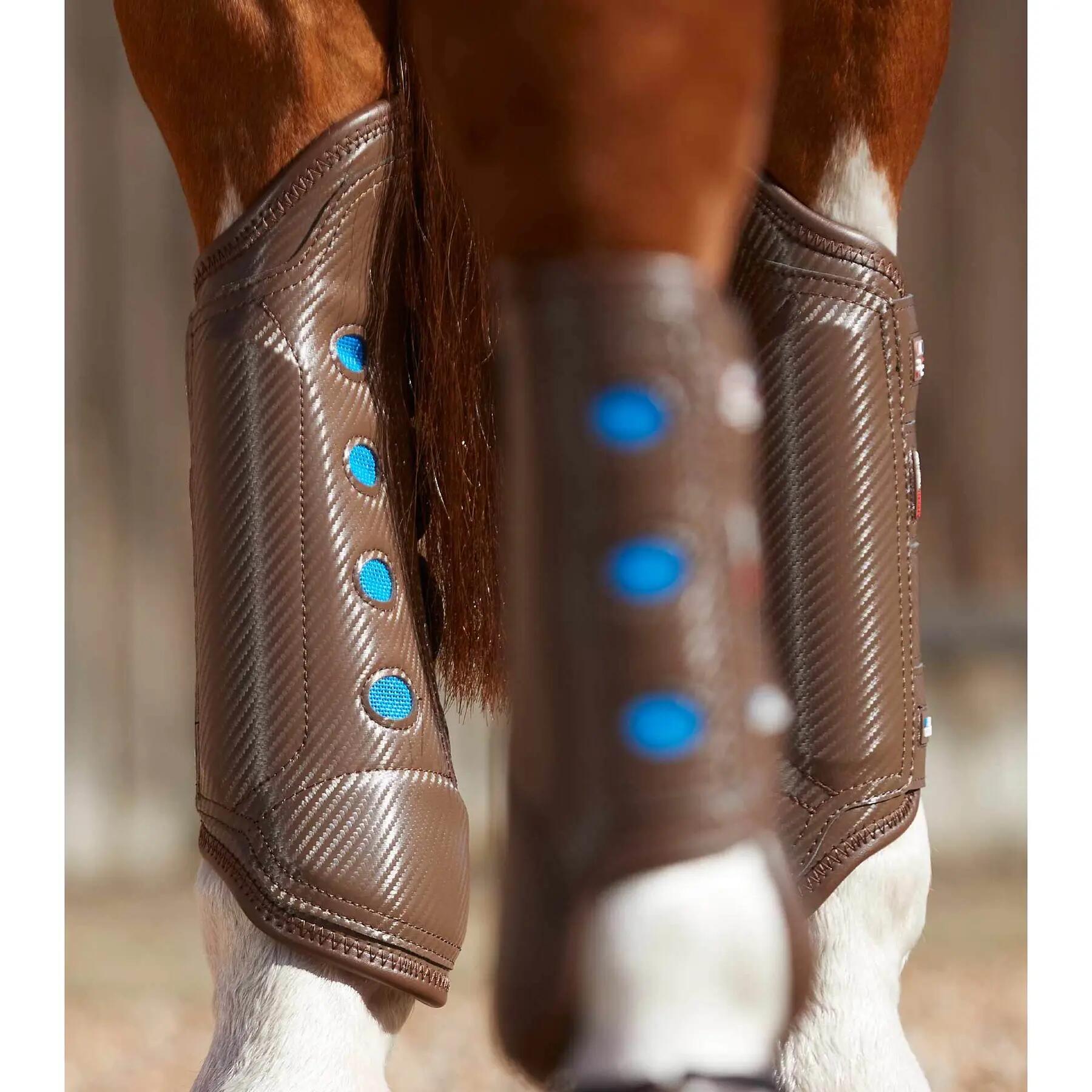 Stinchiere per cavallo chiuse posteriormente Premier Equine Carbon Tech Air Cool 2/4