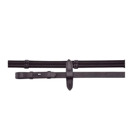 Rênes pour cheval caoutchouc et grip Premier Equine Domenico