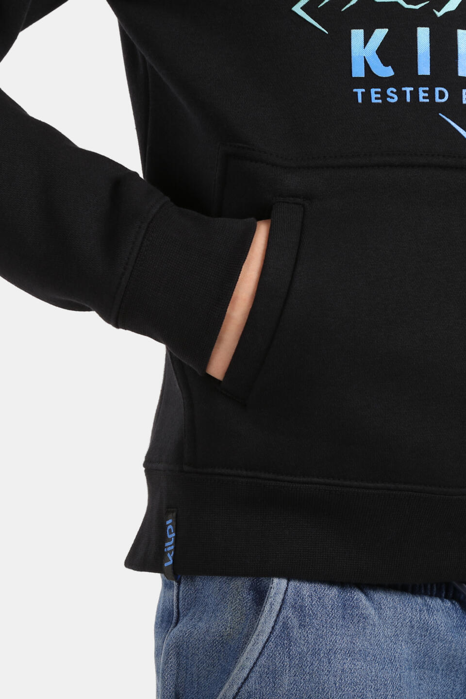 Jungen-Baumwoll-Kapuzenpullover Kilpi NORTHEN-JB 3/5