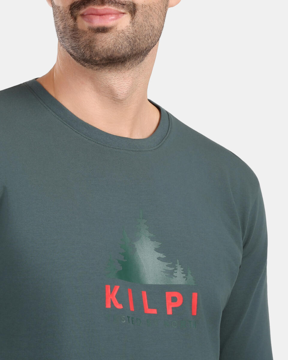 Maglietta a maniche lunghe in cotone da uomo Kilpi BASE-M 3/4