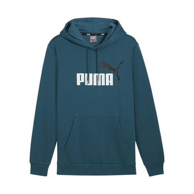 Tweekleurig sweatshirt met capuchon puma essentials+ big logo