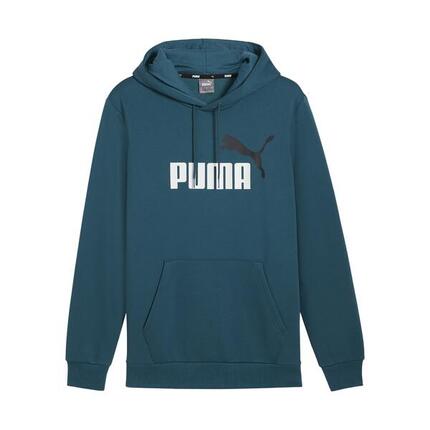 Sweat à capuche Essentials+ Two-Tone Big Logo Homme PUMA Dark Jasper Red